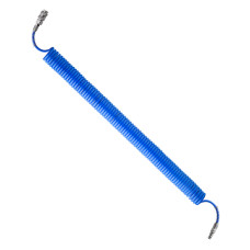 Шланг спіральний поліуретановий, 5,5×8 мм, 15 м, зі швидкороз'ємними з'єднаннями