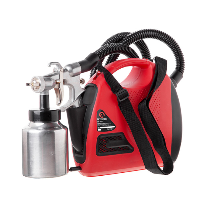 Фарбопульт електричний HVLP, 0,6 кВт, 450-550 мл/хв,форсунка 1,8 мм, бачок 1000 мл, 0,14-0,70 бар