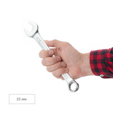 Набір ключів комбінованих, 12 шт., 6-22 мм, Cr-V, чохол, DIN3113, STORM