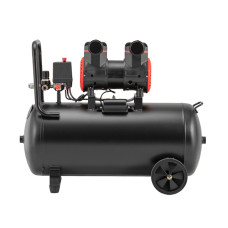 Компресор, 50 л, 1,5 кВт, 230 В, 8 aтм, 250 л/хв, 2800 об/хв,  безмасляний, 2 циліндри, 63 дБ