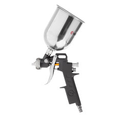 Фарбопульт пневматичний HP, форсунка: 1,5 мм, верхній металевий бачок: 600 мл, 5 бар