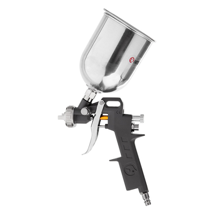 Фарбопульт пневматичний HP, форсунка: 1,5 мм, верхній металевий бачок: 600 мл, 5 бар