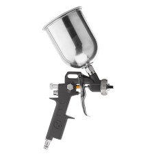 Фарбопульт пневматичний HP, форсунка: 1,5 мм, верхній металевий бачок: 600 мл, 5 бар