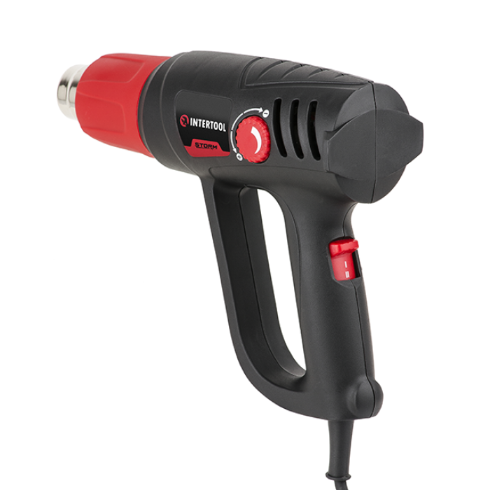 Фен технічний, 2,0 кВт, 2 режими, 50-600 °C, 250-500 л/хв, регулювання температури, STORM