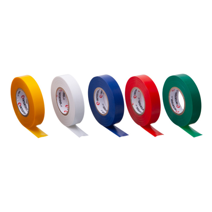 Стрічка ізоляційна 0.15 мм * 17 мм * 25 м, кольорова (10 од.)