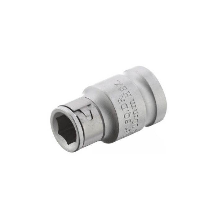 Перехідник квадрат 1/2" х шестигранник 10 мм. STORM