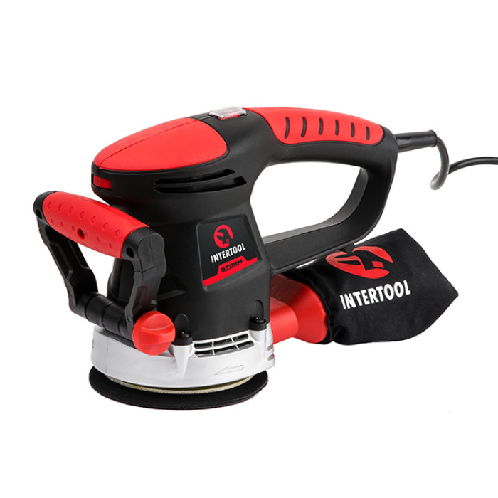 Шліфмашина ексцентрикова, 0,48 кВт, 4000-14000 об/хв, 125 мм, хід ексцентрика 2,3 мм, STORM