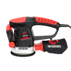 Шліфмашина ексцентрикова, 0,48 кВт, 4000-14000 об/хв, 125 мм, хід ексцентрика 2,3 мм, STORM