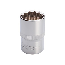 Головка дванадцятигранна 1/2", 18×38 мм, Cr-V STORM