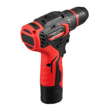 Дриль-шурупокрут акумуляторний, безщітковий двигун, 12 В, 50 Nm, 0-500/0-1900 об/хв, патрон 0,8-10 мм, 2x2,0 Аг