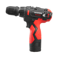 Дриль-шурупокрут акумуляторний, 12 В, 30 Nm, 0-350/0-1300 об/хв, патрон 0,8-10 мм, 2,0 Аг, знімний патрон