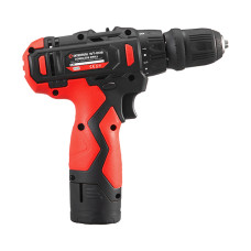 Дриль-шурупокрут акумуляторний, 12 В, 30 Nm, 0-350/0-1300 об/хв, патрон 0,8-10 мм, 2,0 Аг, знімний патрон
