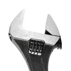 Ключ розвідний, 250 мм, Cr-V, чорний, фосфатований