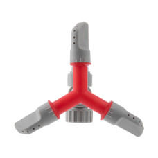 Дощувач круговий на кілку, з головкою, що обертається, матеріали: PP, ABS, Zinc alloy