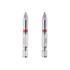 Комплект викруткових насадок, PH2, 1/4"×50 мм, S2, 2 од., STORM