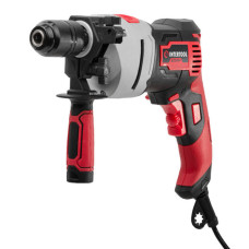 Дриль ударний, 0,9 кВт, 0-2800 об/хв, 1,5-13 мм, металевий корпус редуктора, швидкозатискний патрон