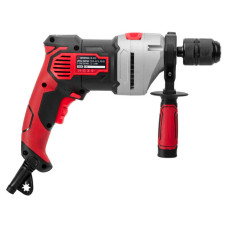 Дриль ударний, 0,9 кВт, 0-2800 об/хв, 1,5-13 мм, металевий корпус редуктора, швидкозатискний патрон