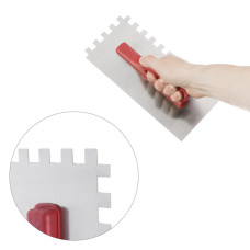 Тертка сталева, оцинкована, 280×130 мм, зуб: 12×12 мм