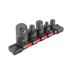 Набір перехідників, 5 од. (1/4"F×3/8"M, 3/8"F×1/4"M, 3/8"F×1/2"M, 1/2"F×3/8"M, 1/2"F×3/4"M), Cr-Mo, STORM