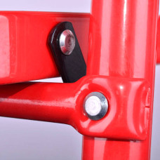 Драбина сталева, 3 сходини, 380×260 мм, висота: 1145 мм