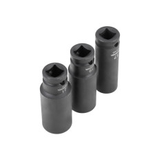 Набір головок ударних подовжених 1/2", 3 од. (17, 19, 21 мм), Cr-Mo, STORM