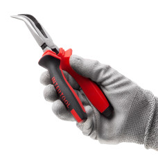 Довгогубці вигнуті 180 мм, 40CrV, фосфатовані, поліровані, STORM