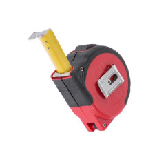 Рулетка зі сталевим полотном, з фіксатором, 5 м, 19 мм