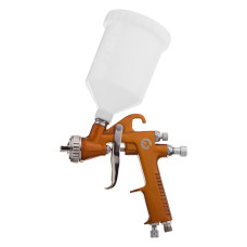 Фарбопульт пневматичний HP, форсунка: 1,5 мм, верхній пластиковий бачок: 600 мл, 5 бар