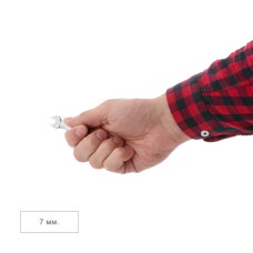 Ключ комбінований, 7 мм, Cr-V, покриття: сатин-хром, DIN3113, STORM