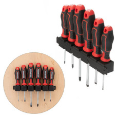 Набір викруток, 6 од., S2, 75-100 мм (SL3, SL5, SL6, PH0, PH1, PH2) STORM