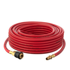 Шланг гібридний, професійний, 20 атм, 6×11 мм, 20 м, з латунними швидкороз'ємними з'єднаннями, STORM