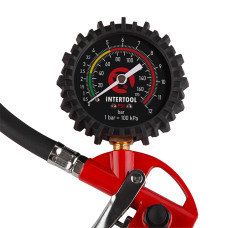 Пістолет для підкачування коліс із 63 мм манометром