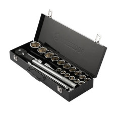 Набір інструментів STORM, 3/4", Cr-V, 21 од., головки: 19-50 мм