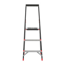 Драбина сталева, 3 сходинки, лоток для інвентарю, висота: 1132 мм, висота: висота до платформи: 630 мм, 150 кг