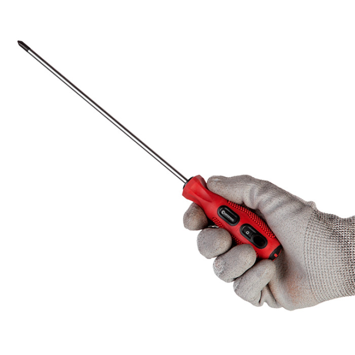 Викрутка хрестова, PH1×200 мм, Cr-V