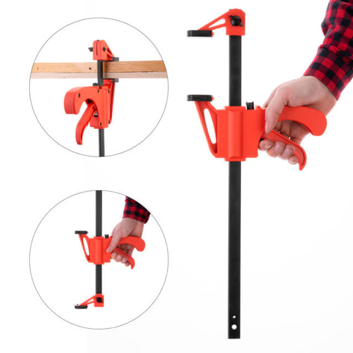 Струбцина-автомат, 300×60 мм