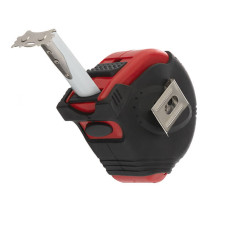 Рулетка з металевим полотном, 8 м, 25 мм, 3 стопори полотна