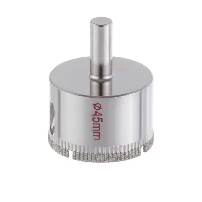 Свердло алмазне трубчасте по склу та кераміці, 45 мм