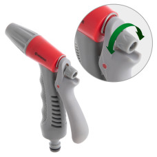 Пістолет-розпилювач для поливу, 3 режими, плавне регулювання потоку води, матеріали: ABS, PP, TPR, Brass, набір аксесуарів для підключення
