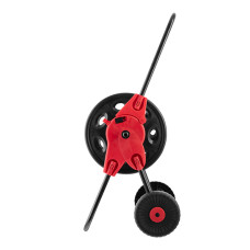 Котушка на колесах, для шланга 1/2" до 45 м, матеріали: PP, ABS, сталь