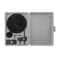 Набір корончатих свердел по деревині, 16 од., 19-127 мм