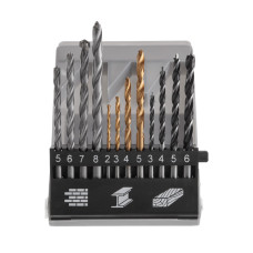 Набір свердел комбінований, 12 шт.