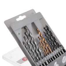 Набір свердел комбінований, 12 шт.