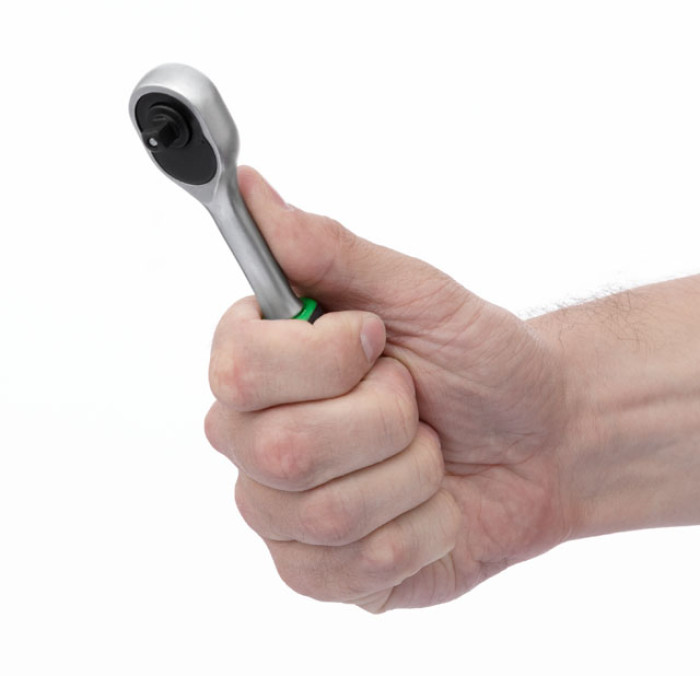 Набір інструментів, 1/4", 46 од., головки: 4-14 мм, біти 21 од., кейс