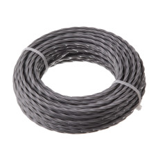 Лiска для тримера "квадрат" кручена армована, 2.7 мм x 15 м