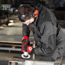 Диск зачисний зі спіненого абразиву, чорний, 125×22,2×13 мм, P46, T27, 7600 об/хв