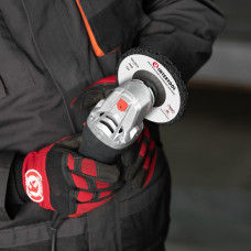 Диск зачисний зі спіненого абразиву, чорний, 125×22,2×13 мм, P46, T27, 7600 об/хв