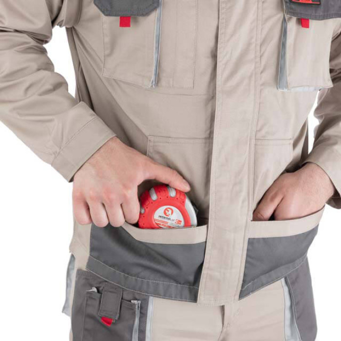 Куртка робоча 2 в 1, 100% бавовна, щільність 180 г/м², L