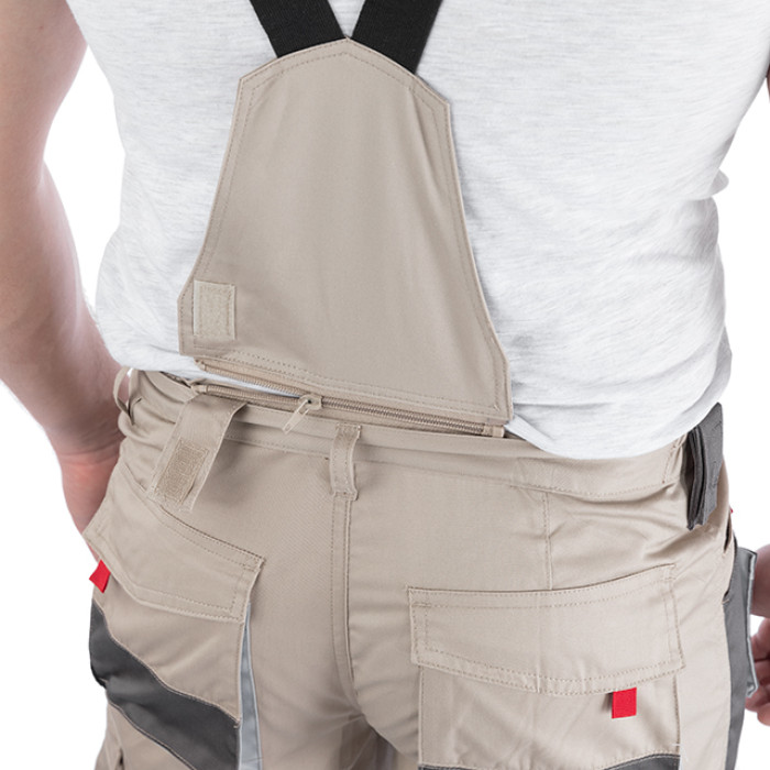 Брюки трансформер робочі з лямками 6 в 1, 100% бавовна, щільність 180 г/м², M