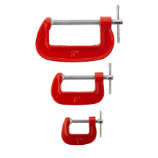 Набір струбцин тип "G" 3шт.1"; 2"; 3"